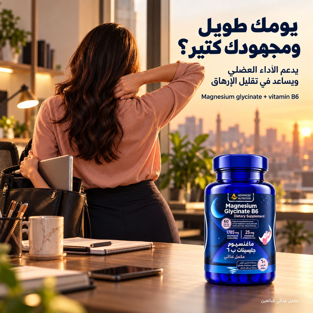 مغنيسيوم جليسينات ب6 250 مجم