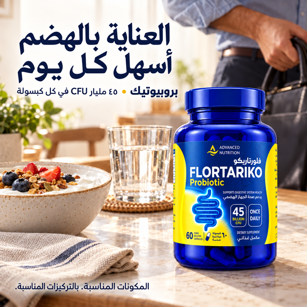 فلورتاريكو بروبيوتيك 45 مليار وحدة